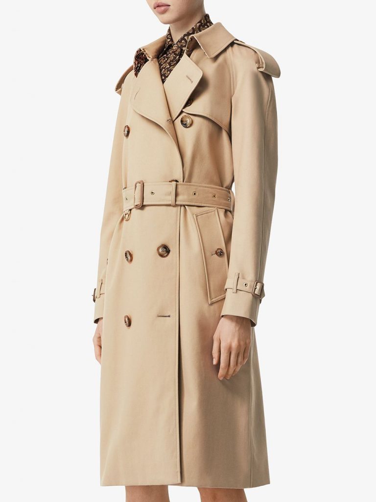Burberry - Monogram-Lined Trench Coat | ABOUT ICONS