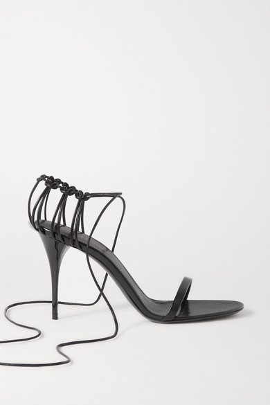 saint laurent lace up sandals