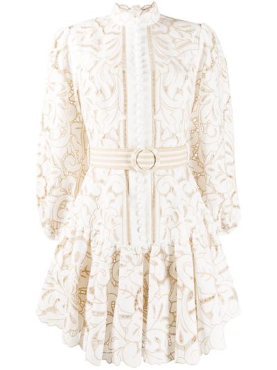 zimmermann - edie button-down short dress