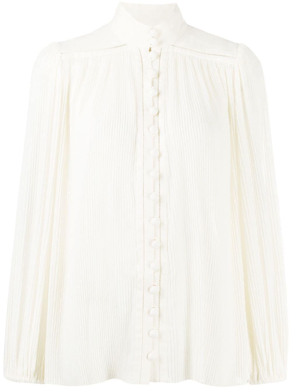 Zimmermann - Espionage Plisse Blouse | ABOUT ICONS