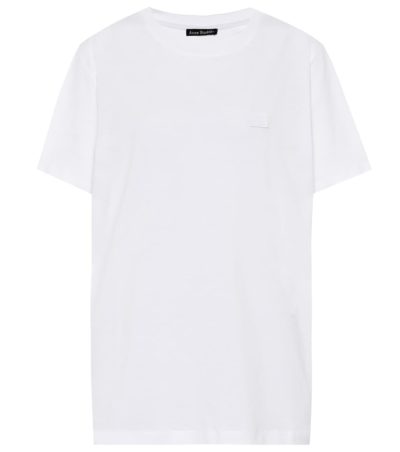 acne studios - face cotton t-shirt