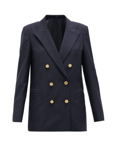 blaze milano - first class double-breasted wool-blend blazer