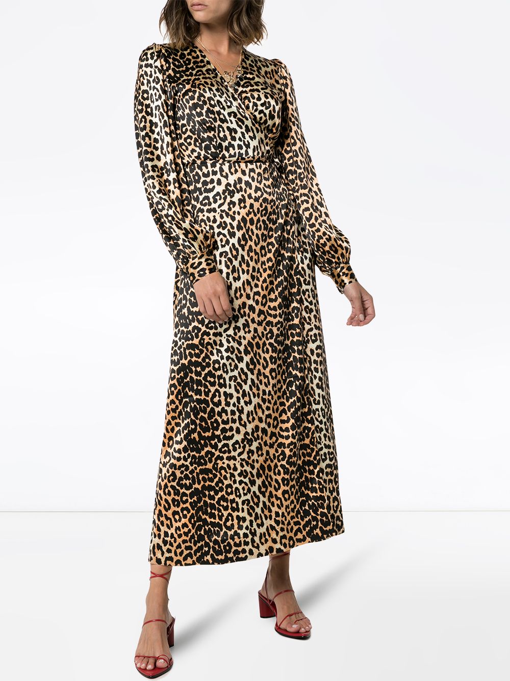Ganni - Leopard Print Midi Dress | ABOUT ICONS