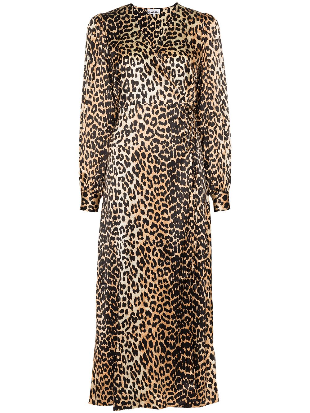 Ganni - Leopard Print Midi Dress | ABOUT ICONS