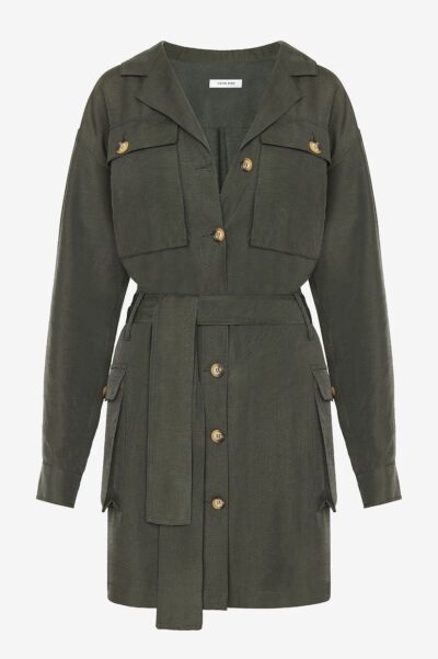 Anine Bing - Kaiden Dress - Willow Green