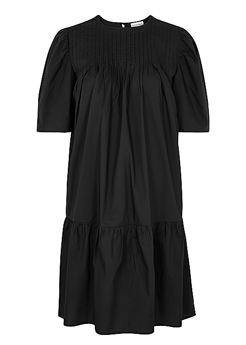 Malene Birger - Black Cotton Mini Dress | ABOUT