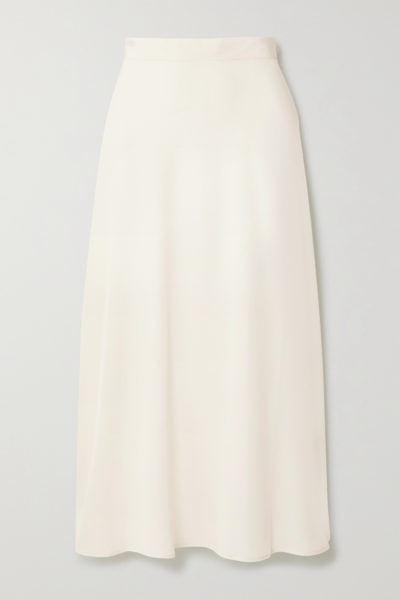 co - satin midi skirt