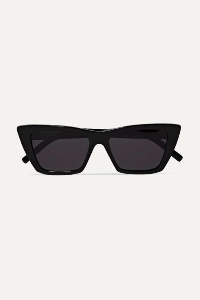 saint laurent - mica cat-eye acetate sunglasses