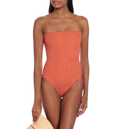 hunza g - audrey strapless swimsuit - look