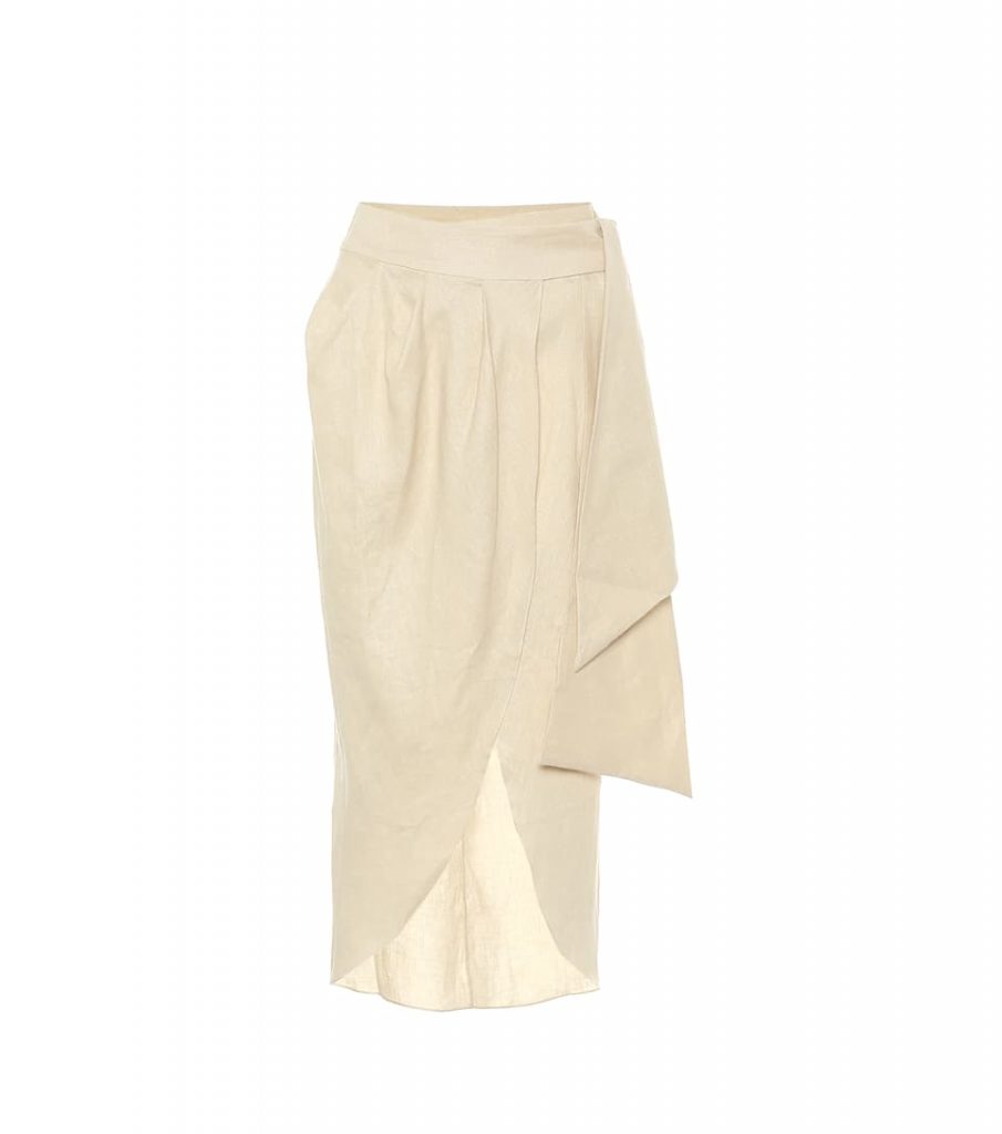 Johanna Ortiz - Map Reader Linen Wrap Skirt | ABOUT ICONS