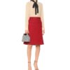 red valentino - silk blouse - look