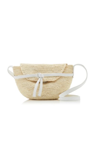 sensei studio - mini straw crossbody bag