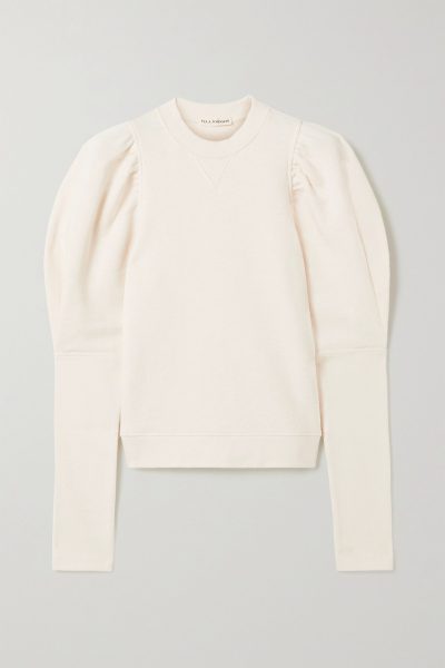 ulla johnson - philo cotton-jersey sweatshirt