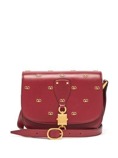 valentino - v-locker and v-logo leather bag