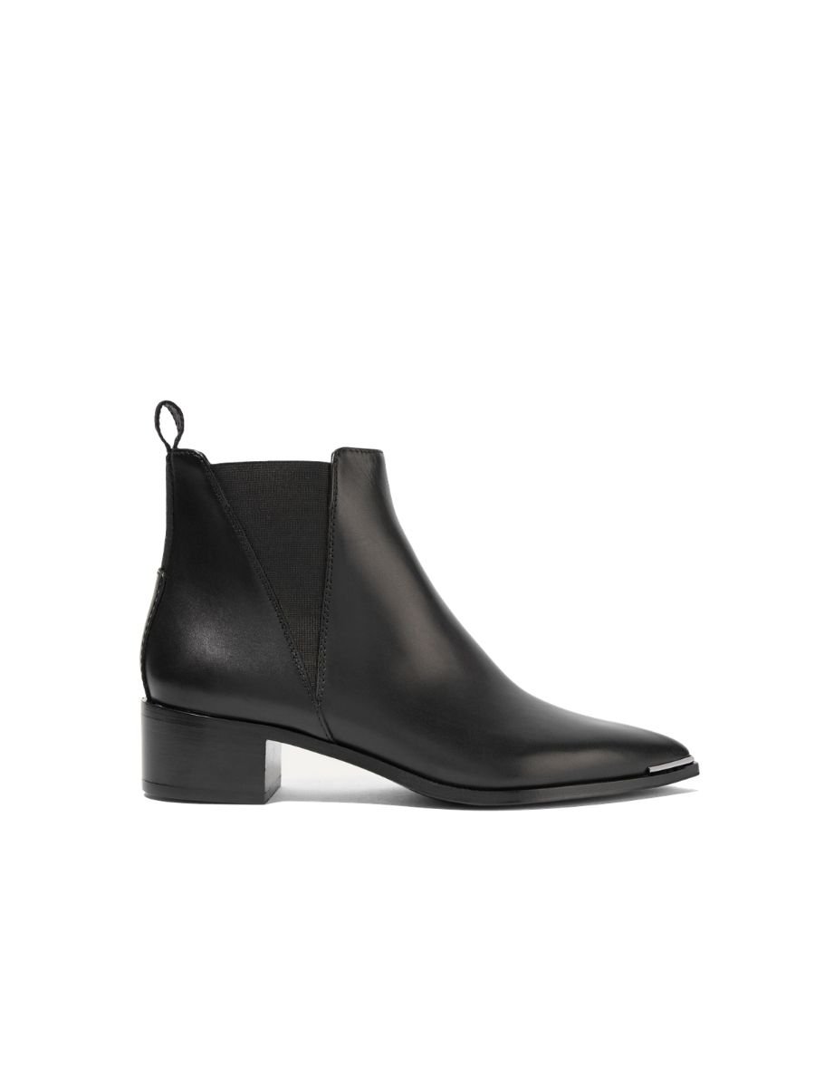 acne leather boots