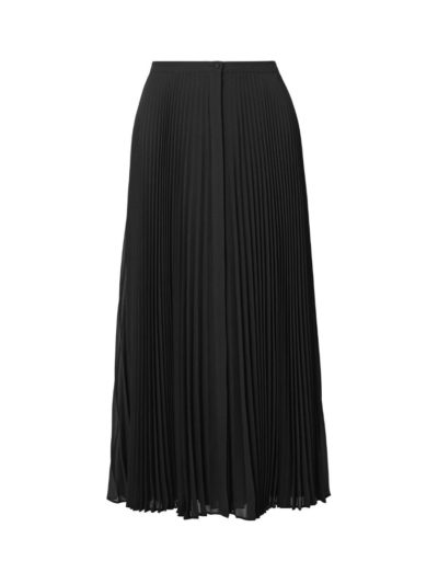 Theory - Pleated Georgette Midi Skirt