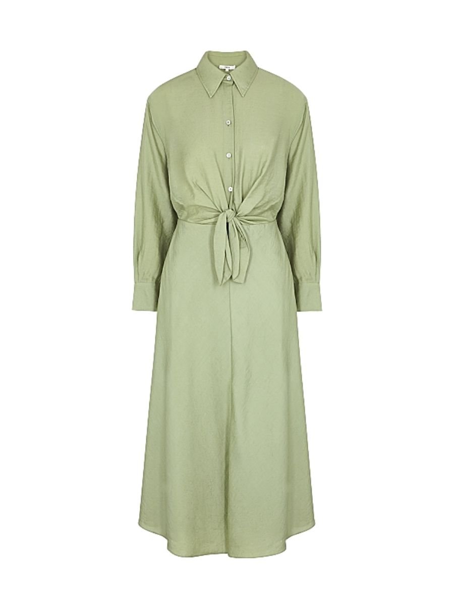 Vince - Green Shirt Dress | ABOUT ICONS
