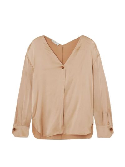 Vince - Silk-Satin Blouse