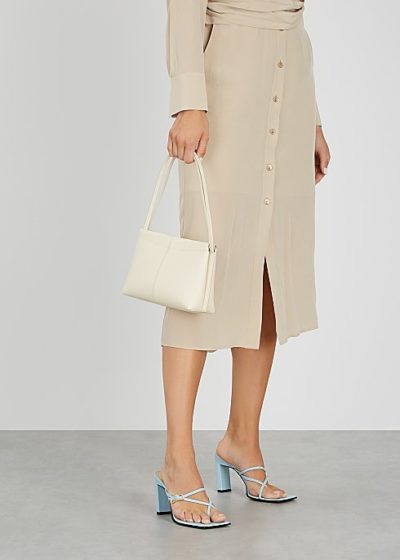 Wandler - Carly Mini Ivory Leather Shoulder Bag