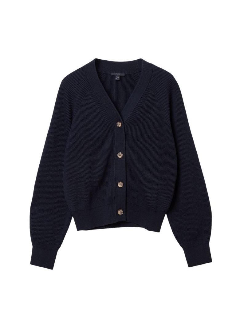 COS - Organic Cotton Ribbed Cardigan | ABOUT ICONS
