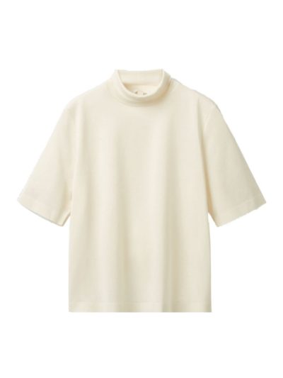 COS - Boxy Mock Neck Top