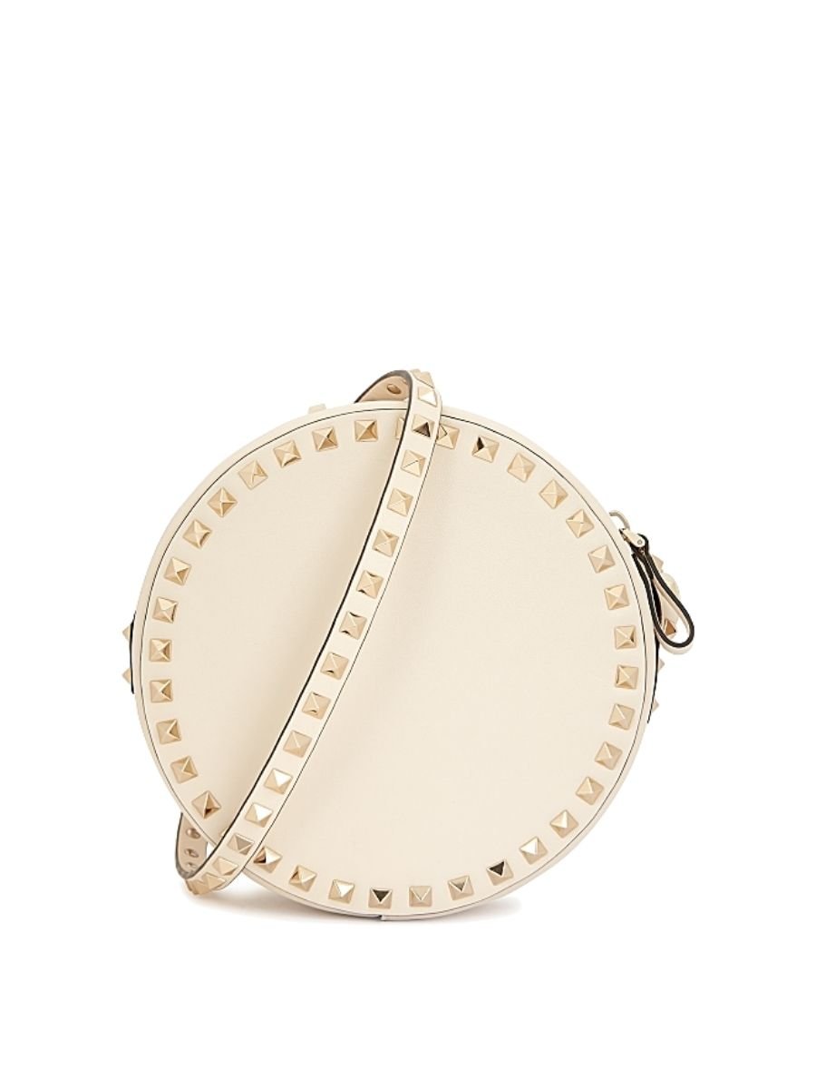 Valentino - Rockstud Ivory Leather Cross-Body Bag | ABOUT ICONS