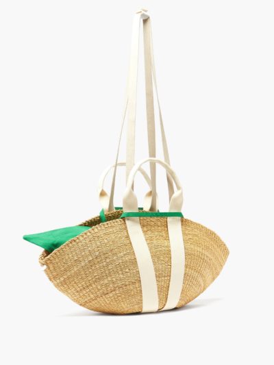 muun - sophie straw tote bag - outfit