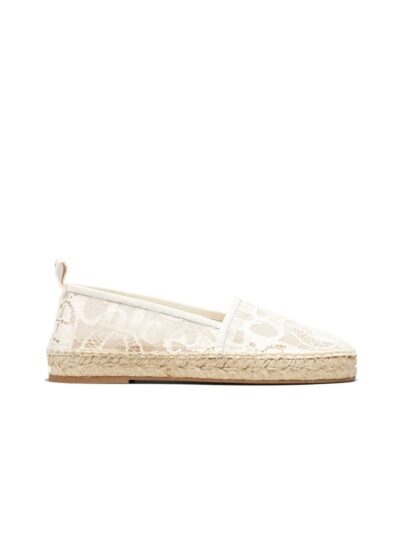 Chloe - Woody Espadrilles with Lace