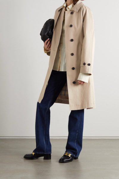 Frame - Cotton-Twill Trench Coat - Outfit