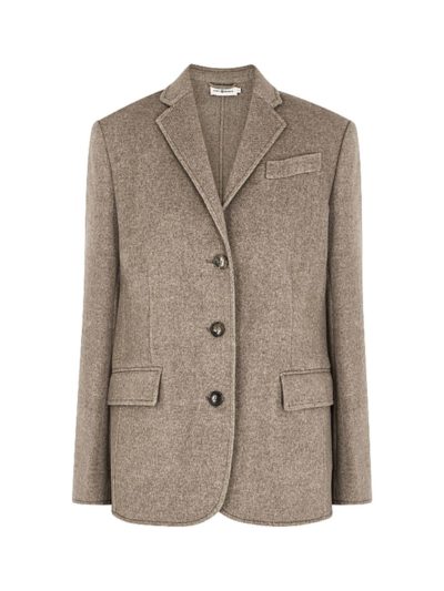 Tory Burch - Brown Wool-Twill Blazer