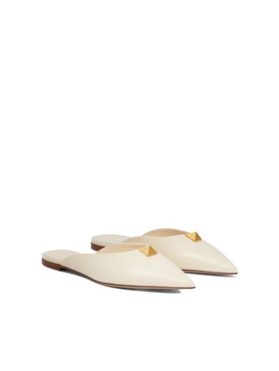 Valentino - Roman Stud Leather Slippers