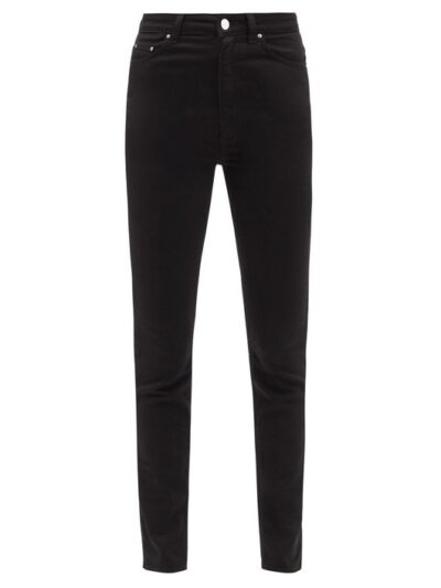 toteme - new standard high-rise slim-leg jeans