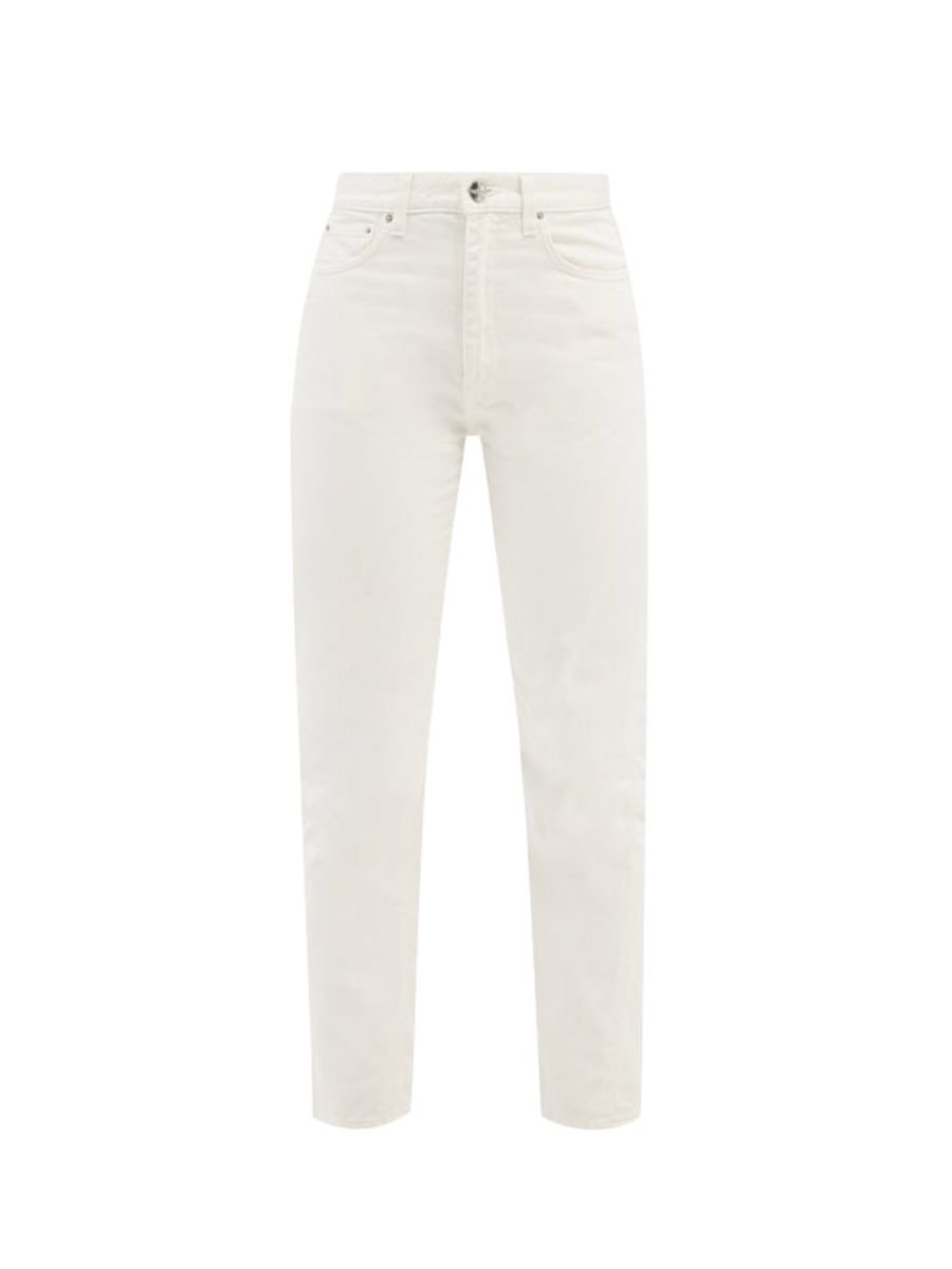 Totême - Original Twisted-Seam Straight-Leg Jeans | ABOUT ICONS