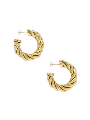 Laura Lombardi - Spira gold-tone hoop earrings