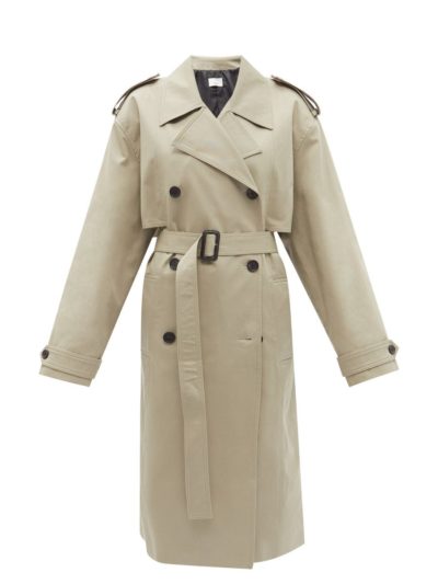 The Franki Shop - Eugene oversized cotton trench coat