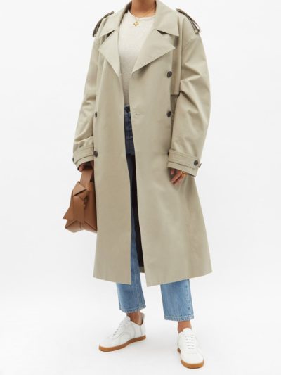 The Franki Shop - Eugene oversized cotton trench coat - Look