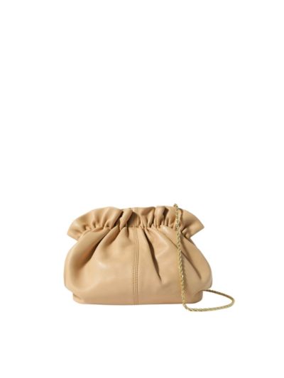 Loeffler Randall – Willa Mini Ruched Leather Clutch | ABOUT ICONS