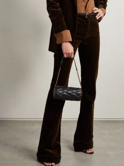 Saint Laurent - Sade Quilted Leather Shoulder Bag - Look