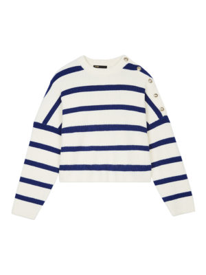 Maje - Breton Style Striped Pullover