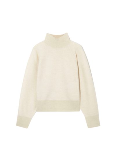 COS - Merino Wool Funnel-Neck Sweater