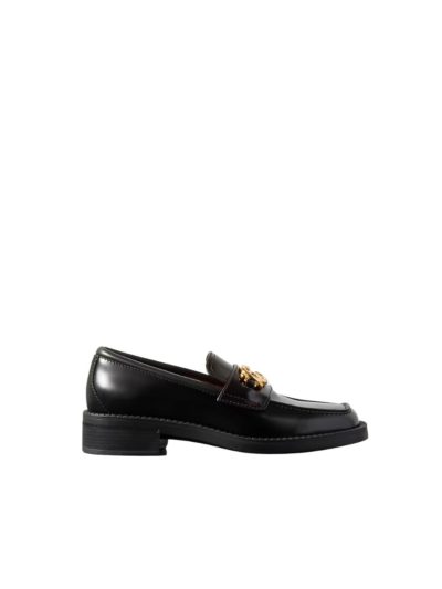 Gucci - Nadeline Logo-Embellished Glossed-Leather Loafers | ABOUT ICONS