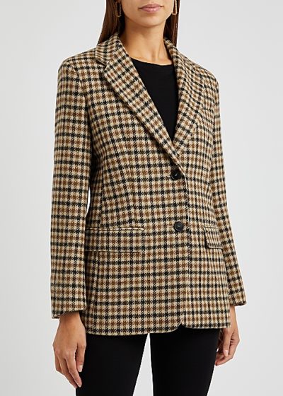 Weekend Max Mara - Maltese Checked Wool-Blend Blazer | ABOUT ICONS