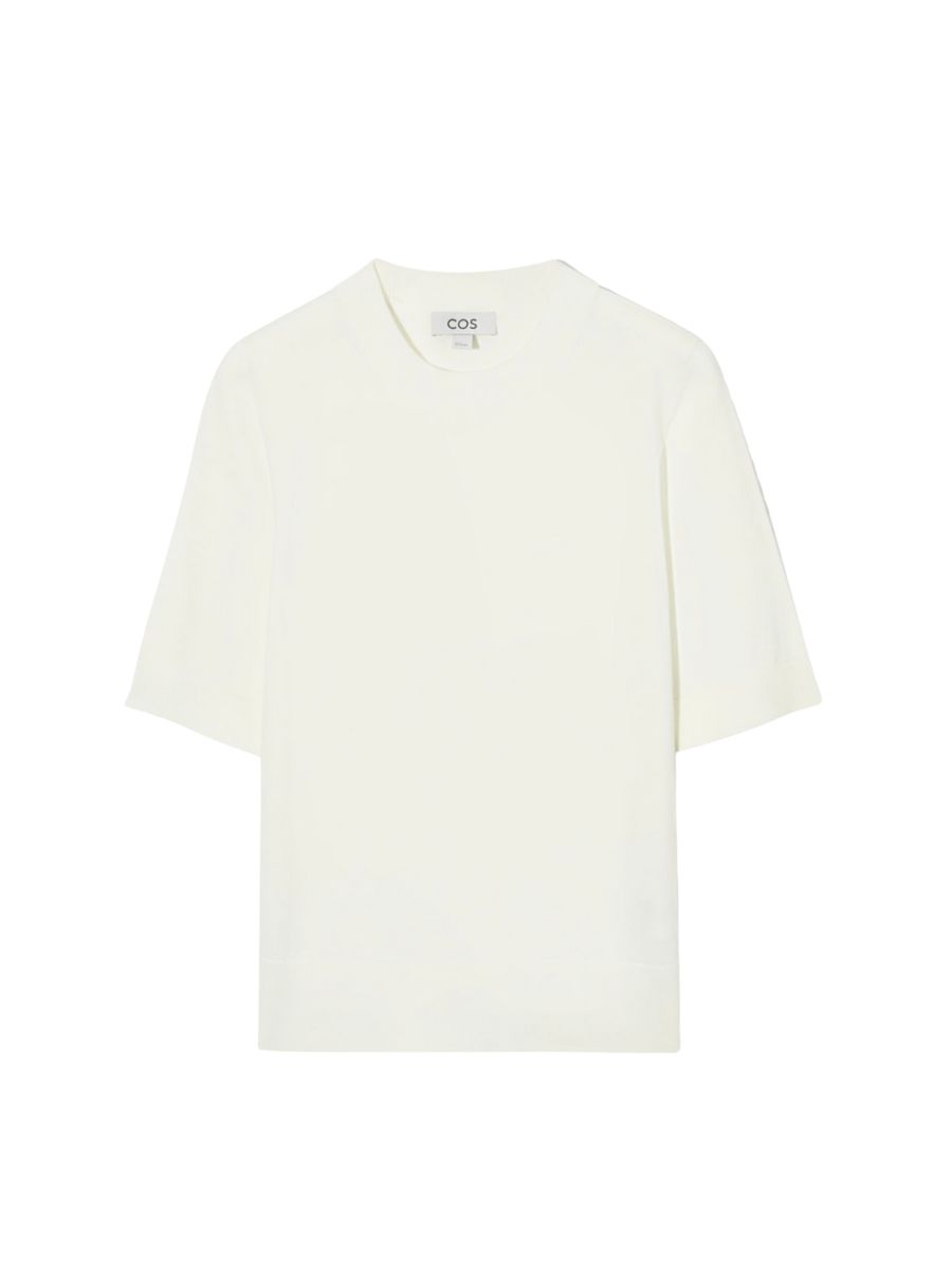 COS - Short-Sleeve Knitted T-Shirt | ABOUT ICONS