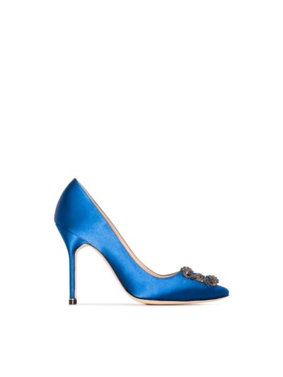 Manolo Blahnik - Hangisi 105Mm Appliqué Pumps | ABOUT ICONS