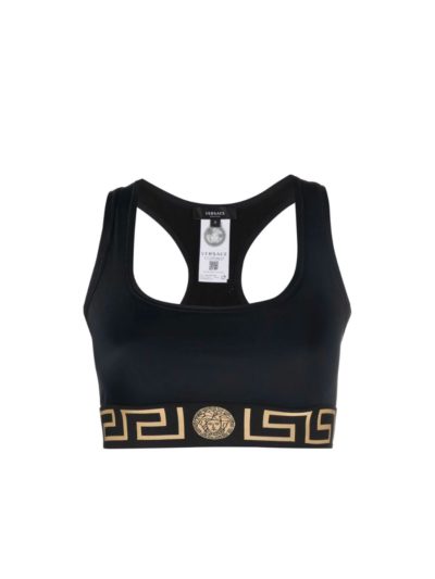 Versace - La Greca Cropped Sports Bra