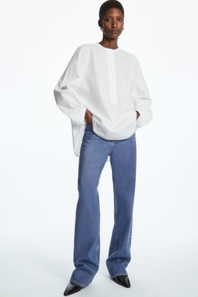 COS - Voluminous Cotton Blouse - Look