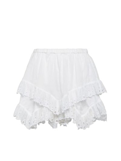 Isabel Marant Étoile - Embroidered Cotton Shorts