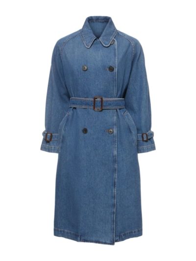 Max Mara - Blasy Belted Denim Trench Coat