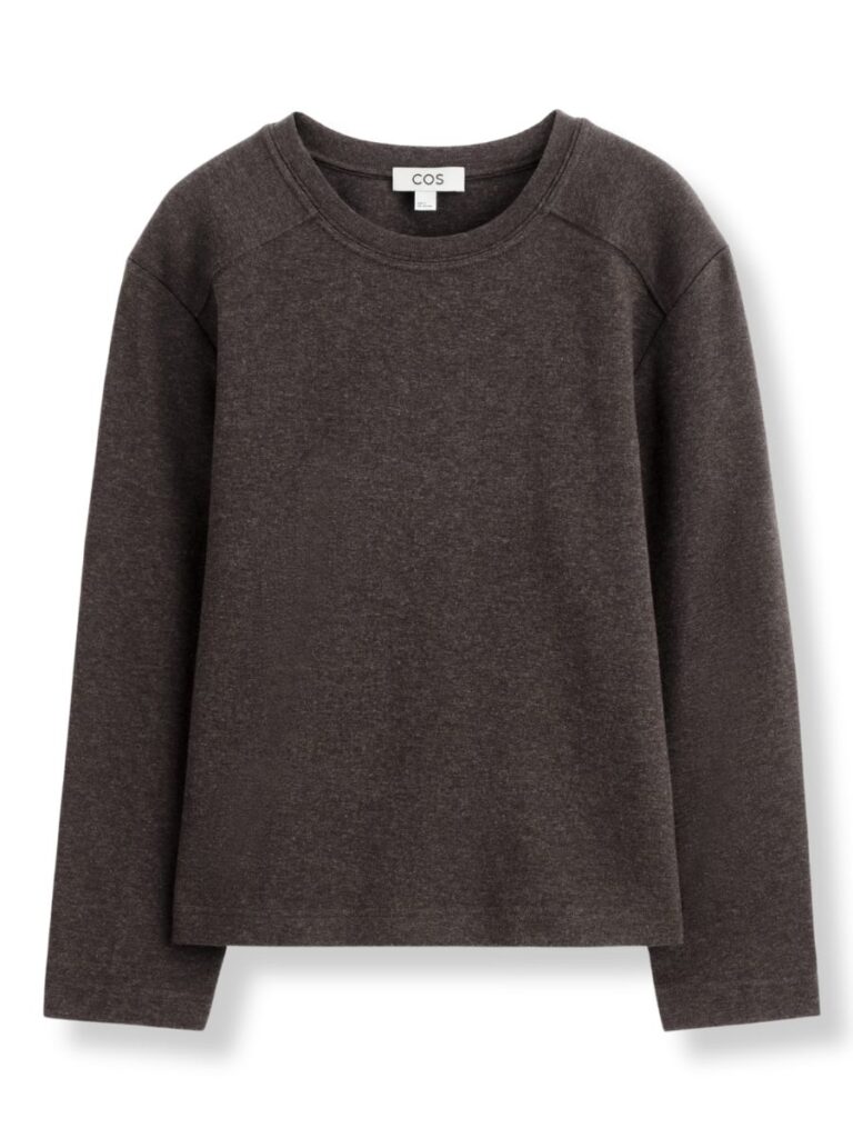 cos-cotton-top-leisure-brown-timeless-wardrobe